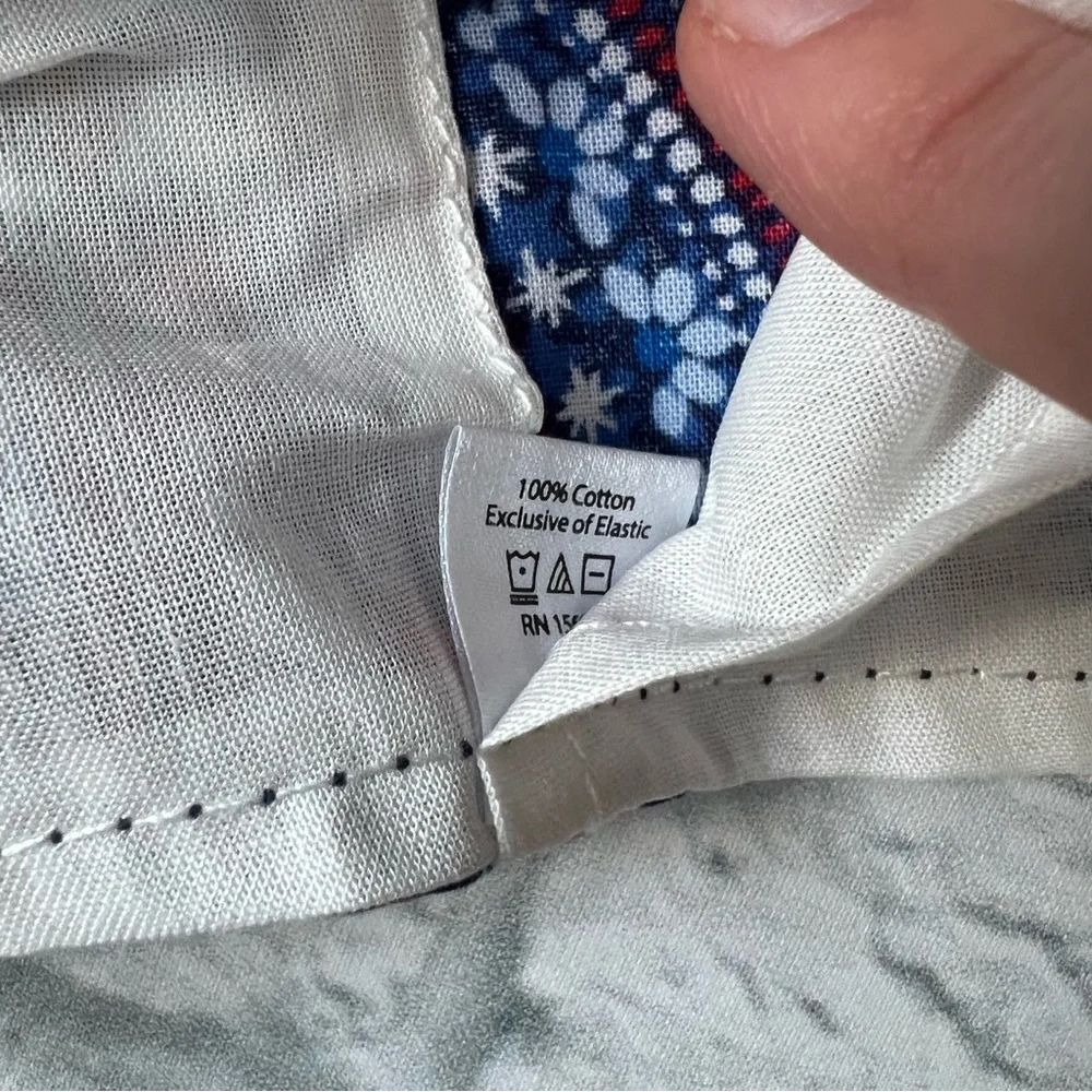 NWT Vera Bradley Patriotic Star Paisley Print Face Mask